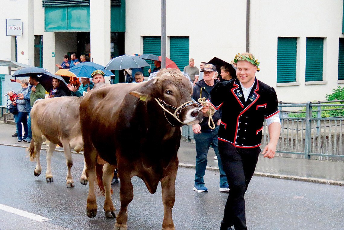Feierlicher Empfang für Marc Lustenberger in Hasle