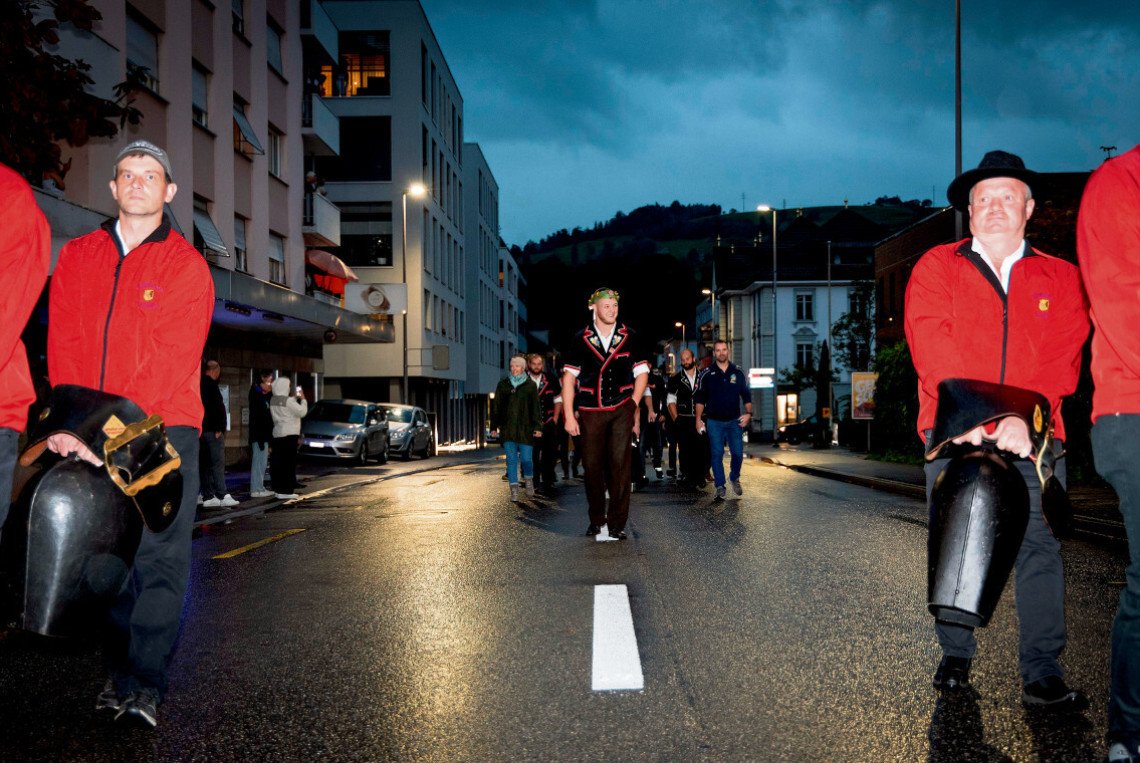 Neueidgenosse Dominik Zangger empfangen