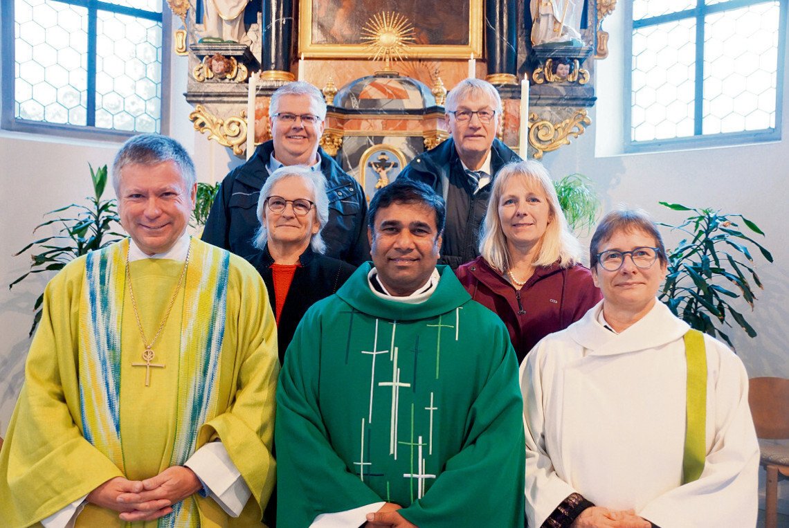 Arogya Salibindla als Leitender Priester eingesetzt