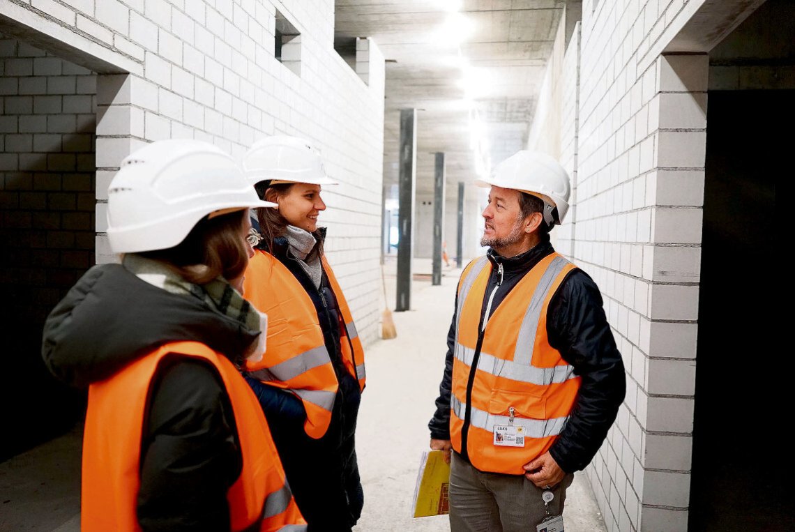 Zwischen Haustechnik und Heliport