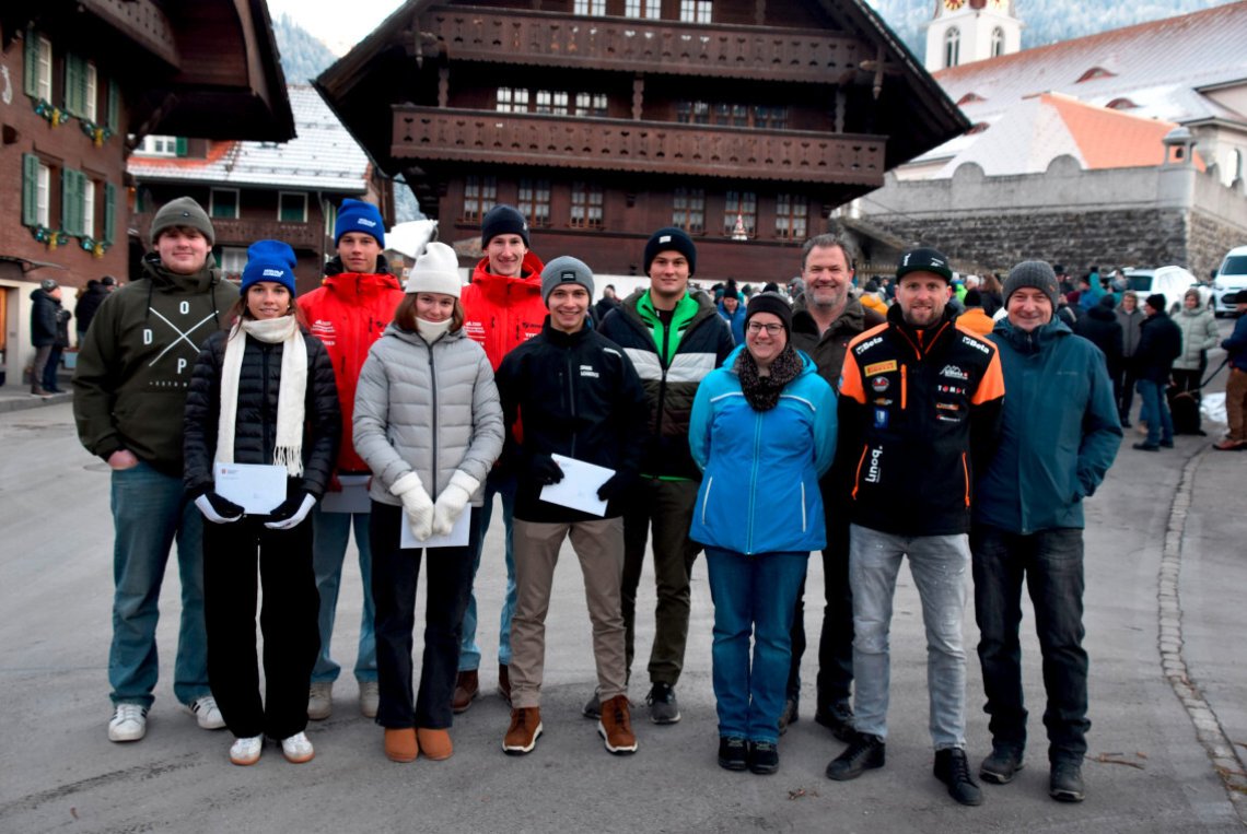 Beim Silvesterapéro erfolgreiche Personen geehrt