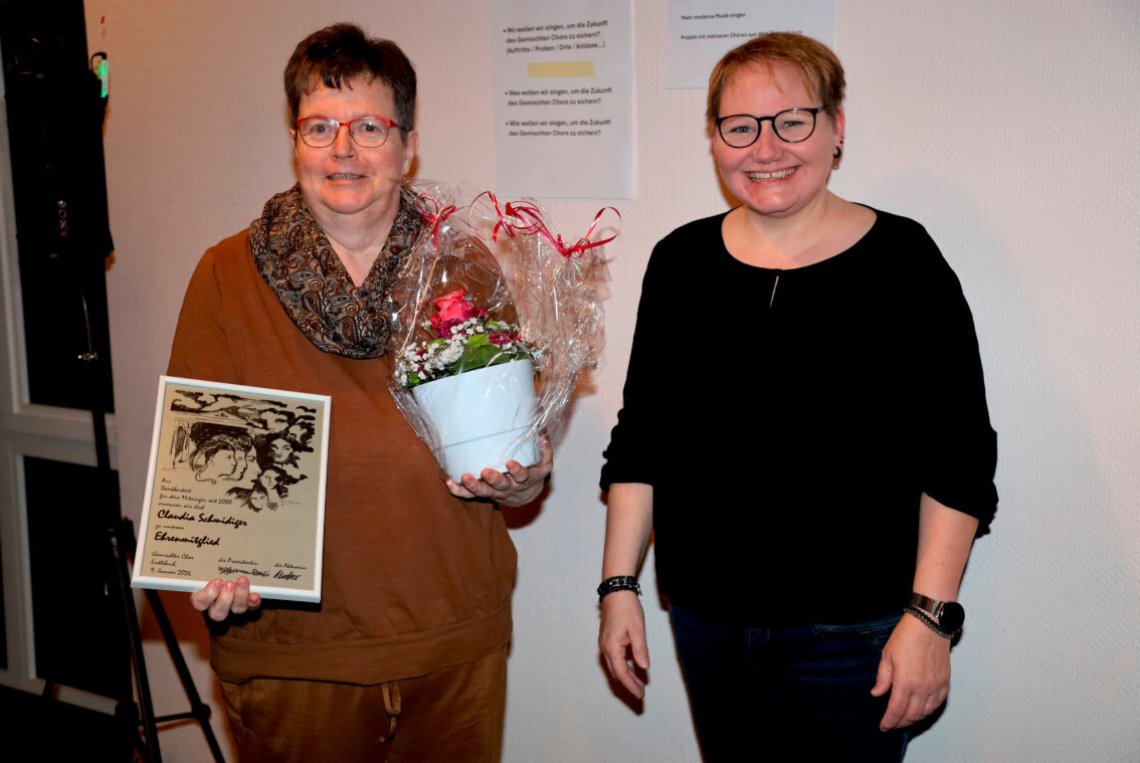 Claudia Schmidiger zum Ehrenmitglied ernannt