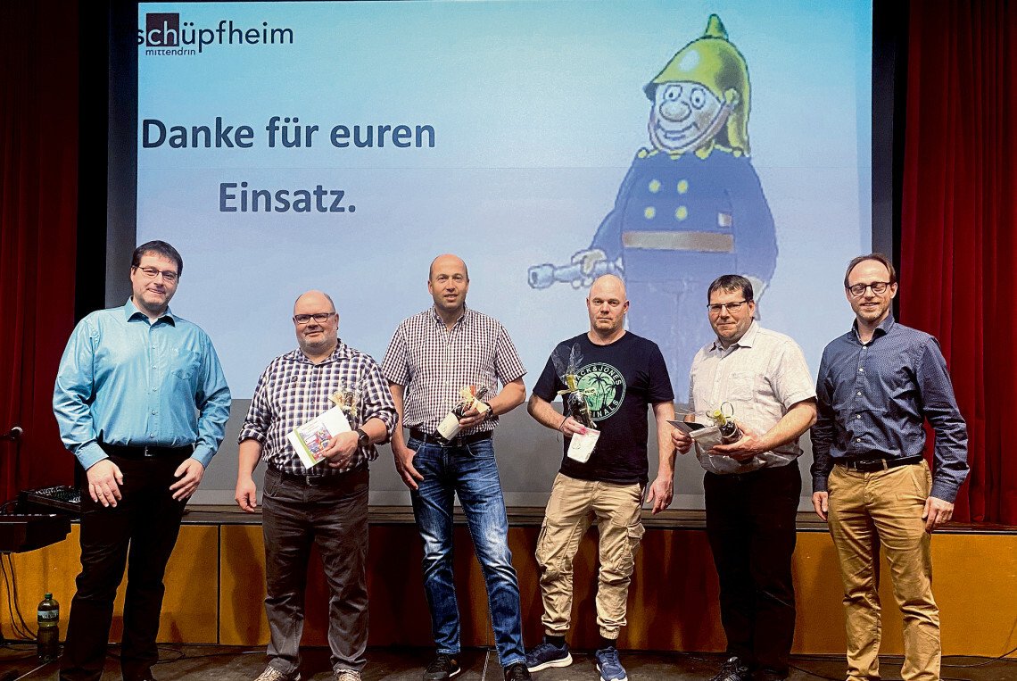 Ehrung und Verabschiedung verdienter Kameraden