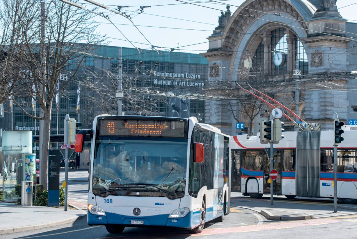 Zufriedenheit mit Bus-Pünktlichkeit in Luzern sinkt