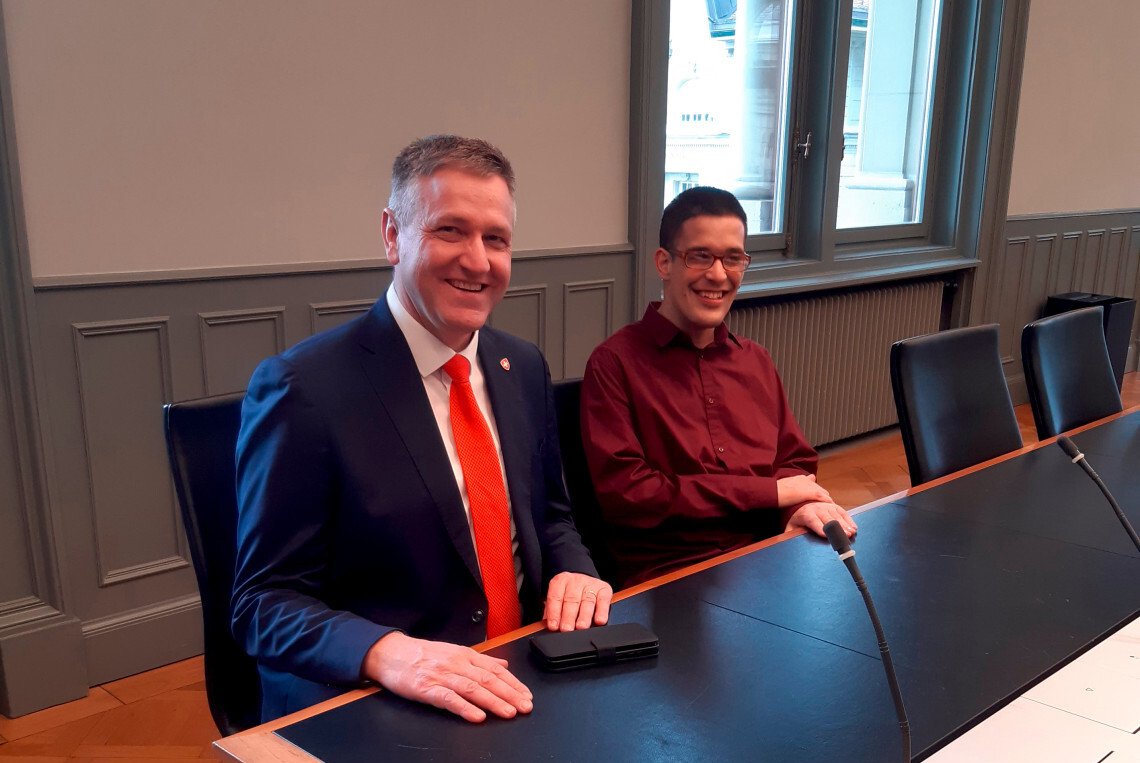 Mit Pius Kaufmann in der Frühlingssession