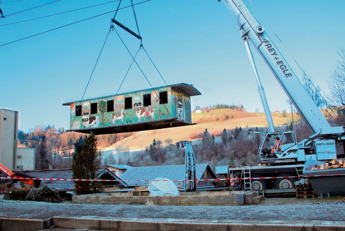 Ein 142-jähriger Bahnwagen geht wieder auf Reisen