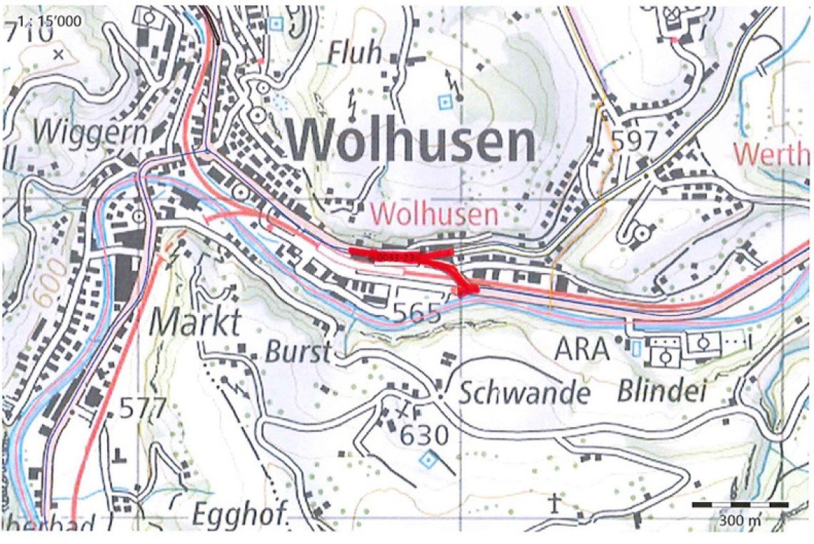 Bauarbeiten Bahnhofstrasse K10