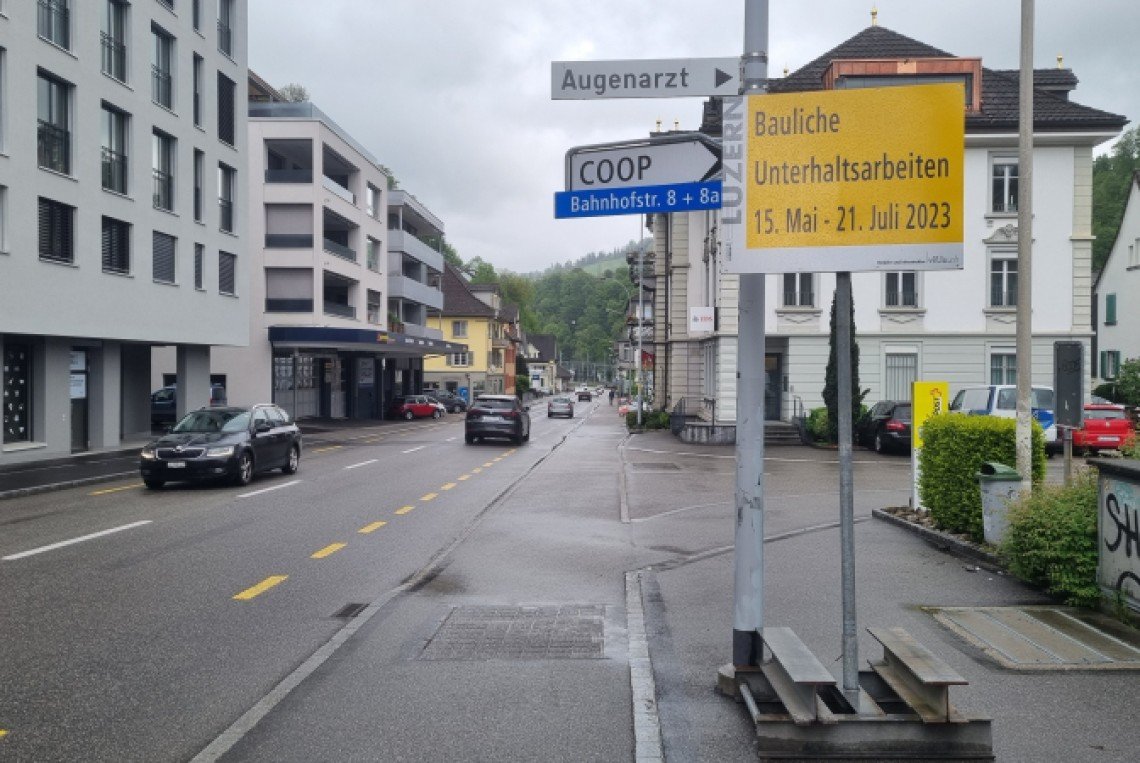 Unterhaltsarbeiten Bahnhofstrasse
