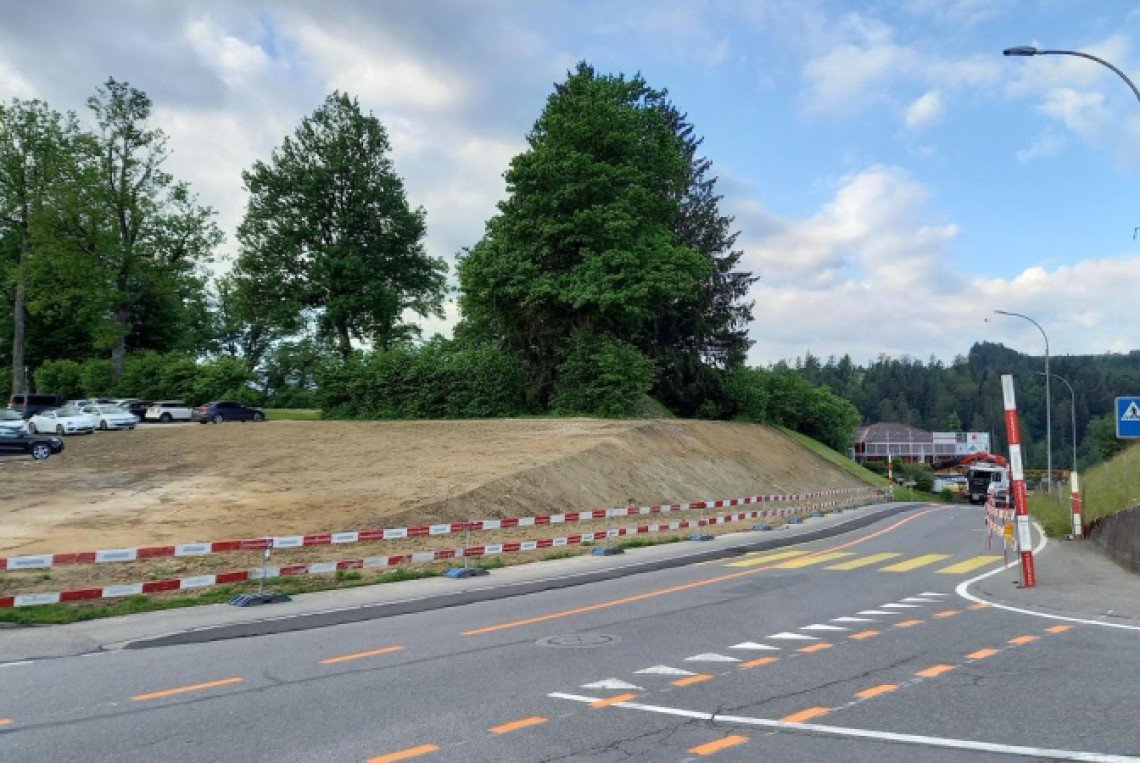 Sanierung Spitalstrasse: Abschluss Hauptarbeiten vor Ostern