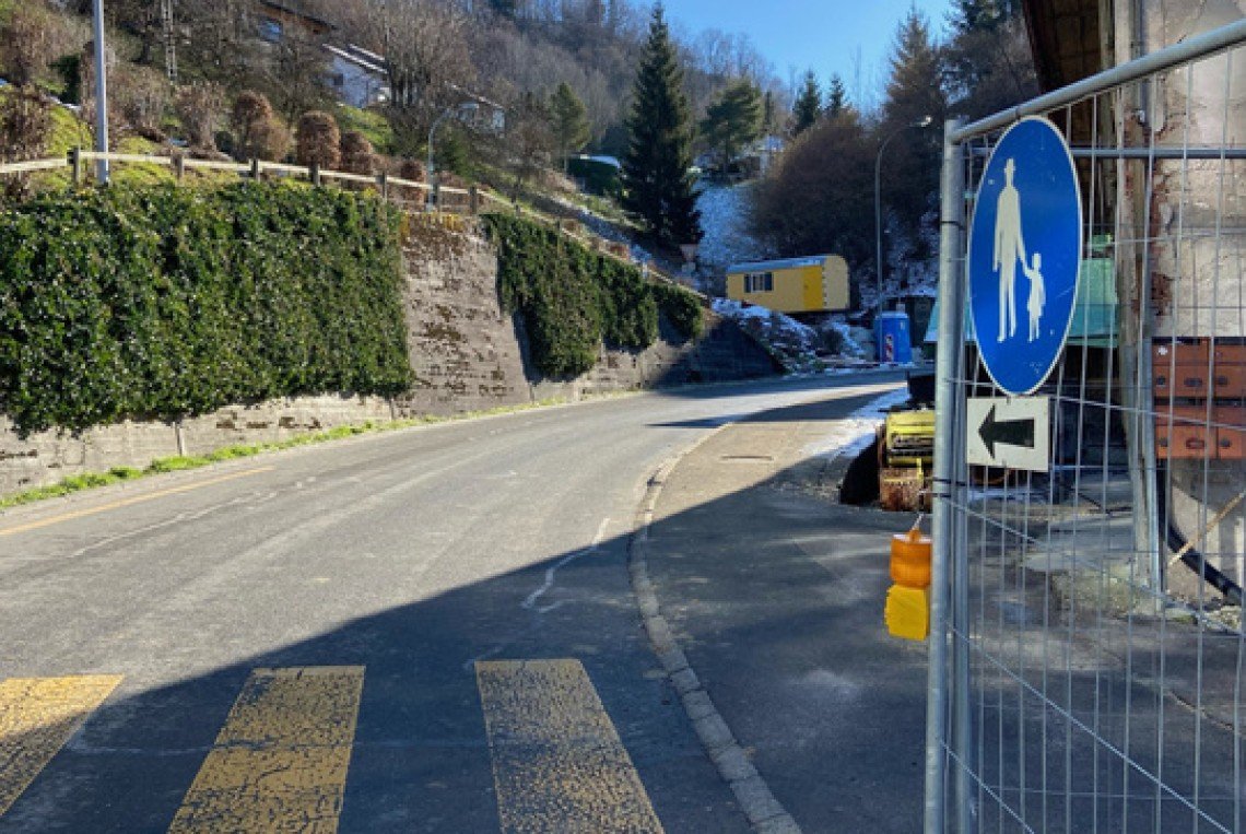 Sperrung der Stampfelistrasse