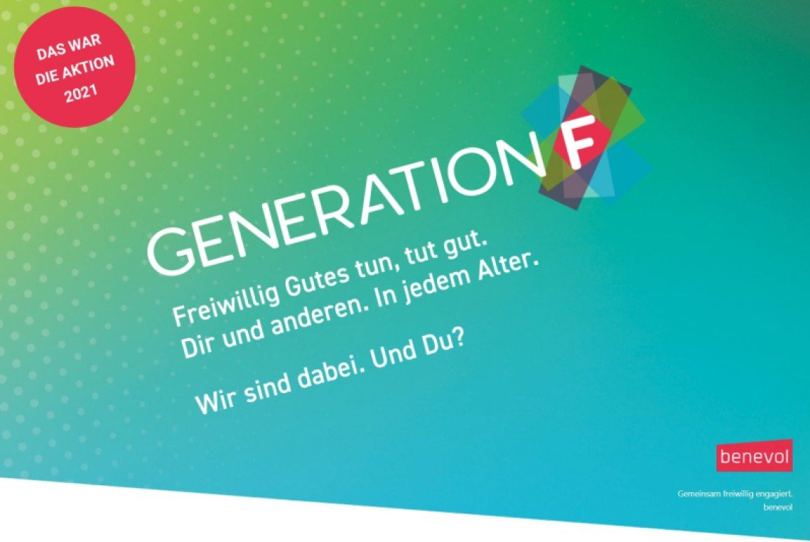 Benevol Luzern: Aktion "generation-f"